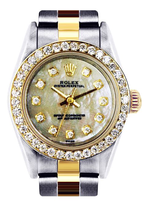 frauen tragen rolex|Rolex oyster perpetual for women.